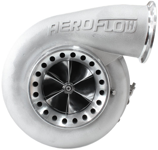 BOOSTED 8888 T4 1.25 Turbocharger 1600HP, Natural Cast Finish   External Wastegate, T4 Twin Entry Inlet Flange, V-Band Exhaust Flange