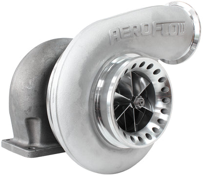 BOOSTED 8888 T4 1.25 Turbocharger 1600HP, Natural Cast Finish   External Wastegate, T4 Twin Entry Inlet Flange, V-Band Exhaust Flange