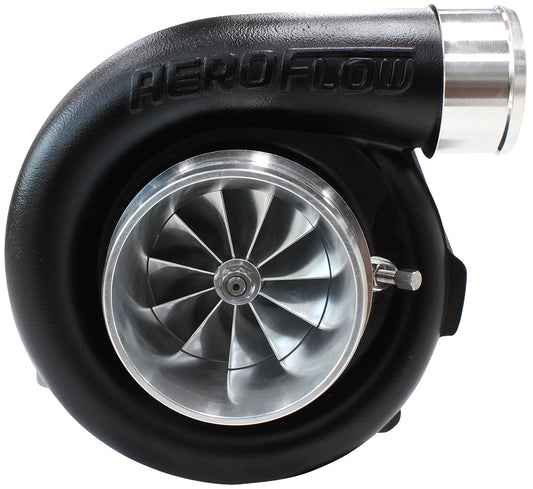 BOOSTED 7875 T4 .96 Turbocharger 950HP, Hi Temp Black Finish   External Wastegate, T4 Inlet Flange, V-Band Exhaust Flange