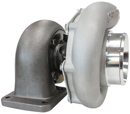 BOOSTED 7875 T4 .96 Turbocharger 950HP, Natural Cast Finish   External Wastegate, T4 Inlet Flange, V-Band Exhaust Flange