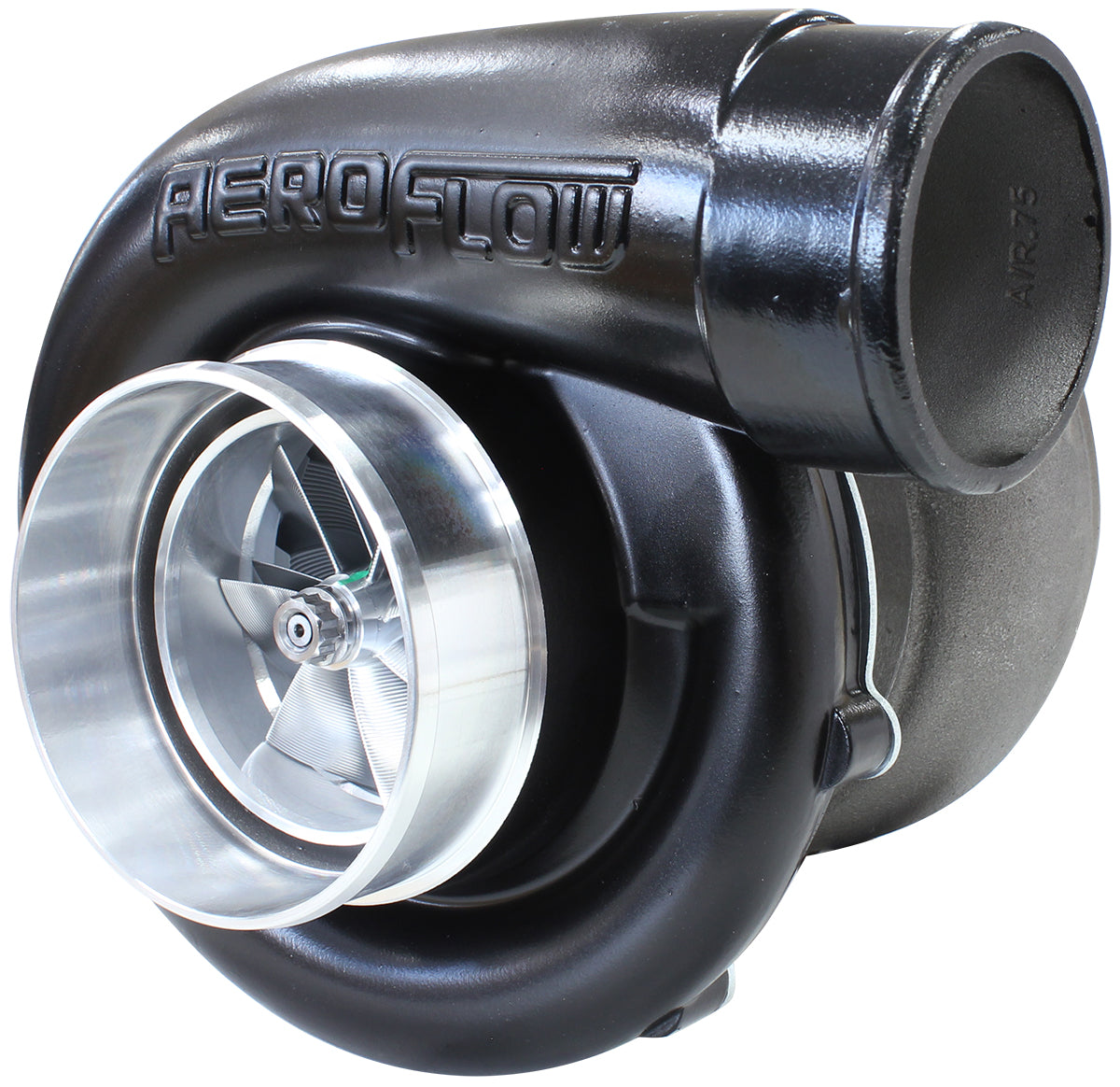 BOOSTED 7875 GEN 2 1.25 Turbocharger 1150HP, Hi Temp Black Finish    External Wastegate, T4 Inlet Flange, V-Band Exhaust Flange