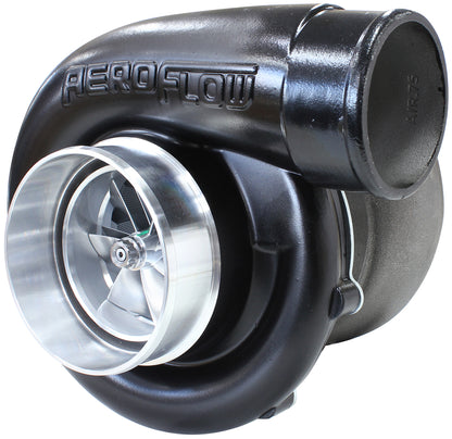 BOOSTED 7875 GEN 2 1.25 Turbocharger 1150HP, Hi Temp Black Finish    External Wastegate, T4 Inlet Flange, V-Band Exhaust Flange