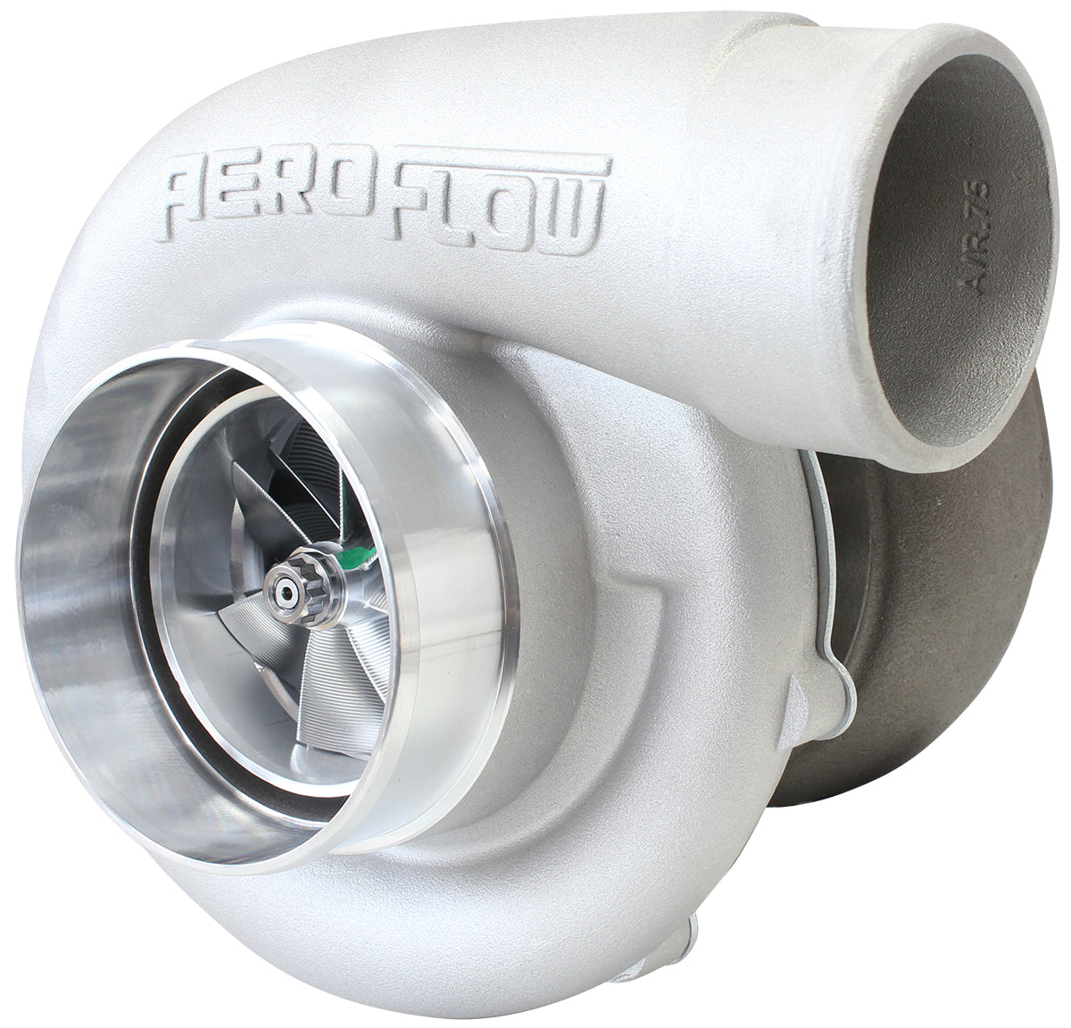 BOOSTED 7875 GEN 2 1.25 Turbocharger 1150HP, Natural Cast Finish   ExternalWastegate, T4 Inlet Flange, V-Band Exhaust Flange