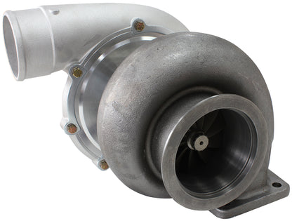 BOOSTED 7885 T4 1.25 Turbocharger 1450HP, Natural Cast Finish   External Wastegate, T4 Twin Entry Inlet Flange, V-Band Exhaust Flange