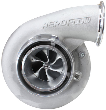 BOOSTED B7875 T4 .96 Turbocharger 1150HP, Natural Cast Finish   External Wastegate, T4 Twin Entry Inlet Flange, V-Band Exhaust Flange