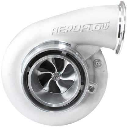 BOOSTED B7875 V-Band 1.01 Turbocharger 1150HP, Natural Cast Finish   External Wastegate, V-Band Inlet & Exhaust Flanges