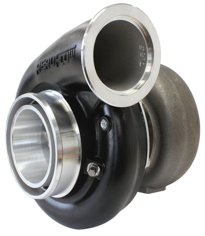 BOOSTED B7875 V-Band 1.01 Turbocharger 1150HP, Hi Temp Black Finish   External Wastegate, V-Band Inlet & Exhaust Flanges