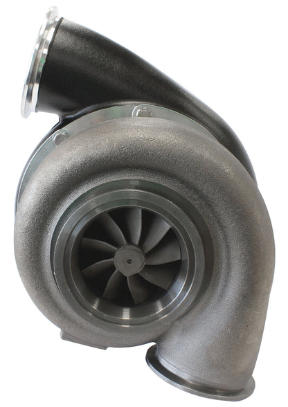BOOSTED B7875 V-Band 1.01 Turbocharger 1150HP, Hi Temp Black Finish   External Wastegate, V-Band Inlet & Exhaust Flanges