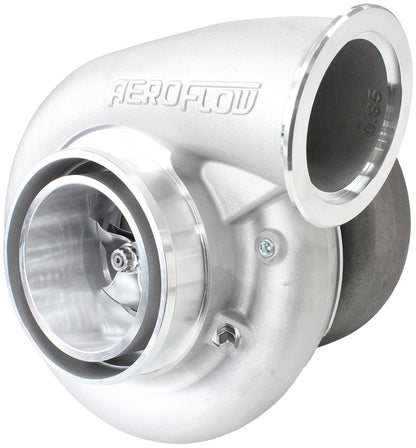 BOOSTED B7875 V-Band 1.01 Turbocharger 1150HP, Natural Cast Finish   External Wastegate, V-Band Inlet & Exhaust Flanges