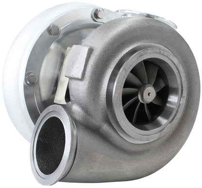 BOOSTED B7875 V-Band 1.01 Turbocharger 1150HP, Natural Cast Finish   External Wastegate, V-Band Inlet & Exhaust Flanges
