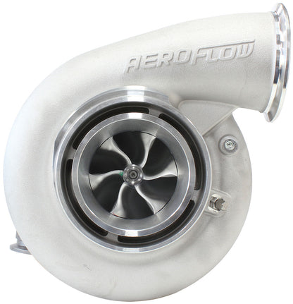 BOOSTED B7875 V-Band 1.28 Turbocharger 1150HP, Natural Cast Finish   External Wastegate, V-Band Inlet & Exhaust Flanges