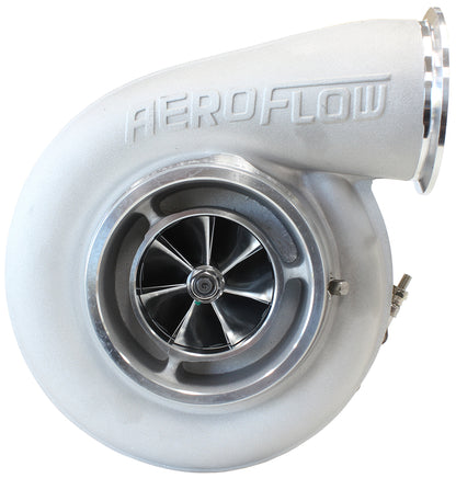 BOOSTED 7588 T4 1.25 Turbocharger 1500HP, Natural Cast Finish   External Wastegate, T4 Twin Entry Inlet Flange, V-Band Exhaust Flange