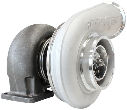 BOOSTED 7588 T4 1.25 Turbocharger 1500HP, Natural Cast Finish   External Wastegate, T4 Twin Entry Inlet Flange, V-Band Exhaust Flange