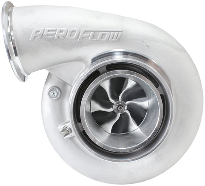 BOOSTED B7875 1.01 Reverse Rotation Turbocharger 1150HP, Natural Cast Finish   External Wastegate, V-Band Inlet & Exhaust Flanges