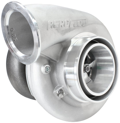 BOOSTED B7875 1.01 Reverse Rotation Turbocharger 1150HP, Natural Cast Finish   External Wastegate, V-Band Inlet & Exhaust Flanges