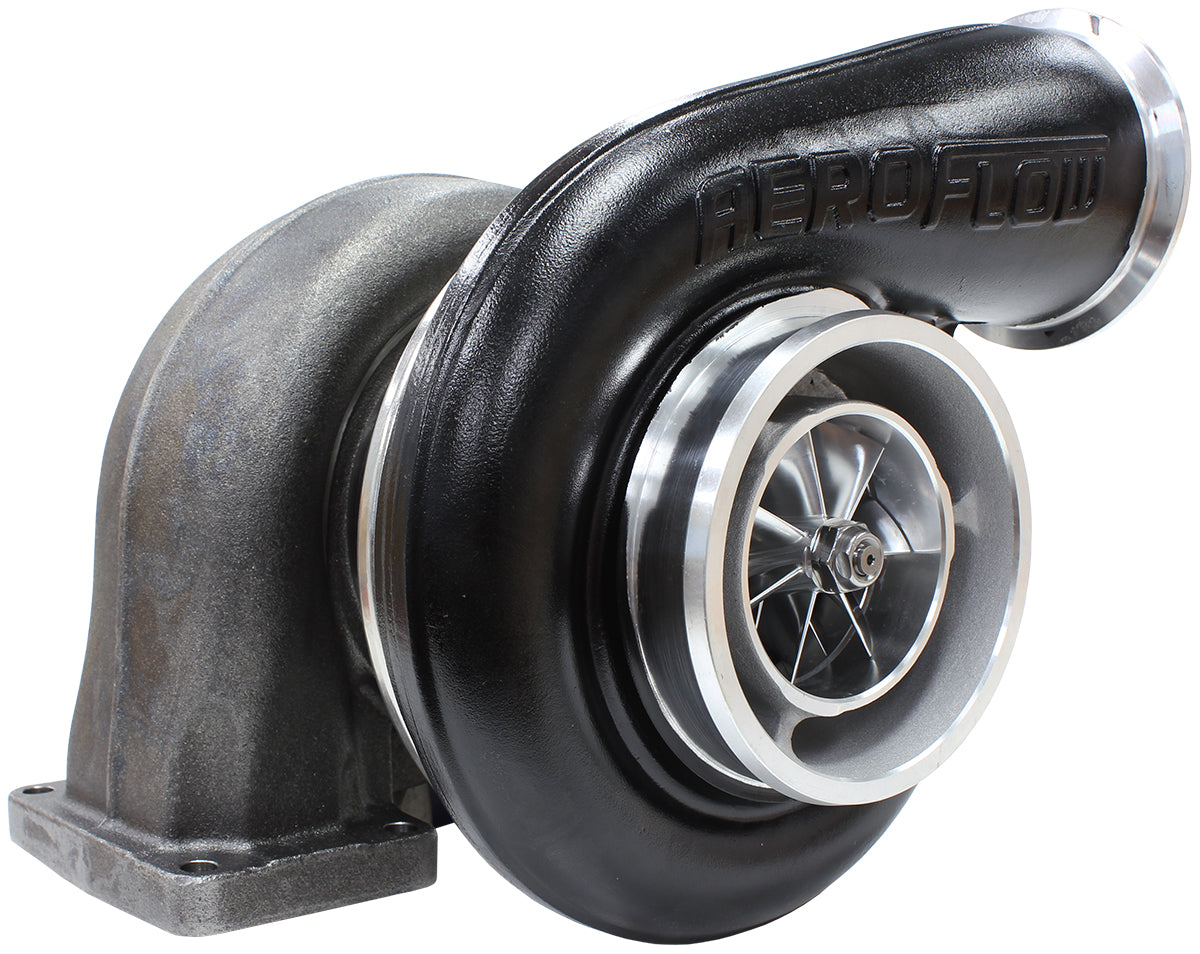 BOOSTED 7588 T6 1.32 Turbocharger 1500HP, Hi Temp Black Finish   External Wastegate, T6 Twin Entry Inlet Flange, V-Band Exhaust Flange