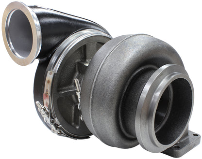 BOOSTED 7588 T6 1.32 Turbocharger 1500HP, Hi Temp Black Finish   External Wastegate, T6 Twin Entry Inlet Flange, V-Band Exhaust Flange