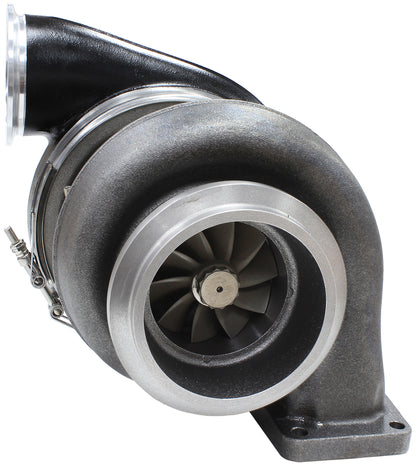 BOOSTED 7588 T6 1.32 Turbocharger 1500HP, Hi Temp Black Finish   External Wastegate, T6 Twin Entry Inlet Flange, V-Band Exhaust Flange