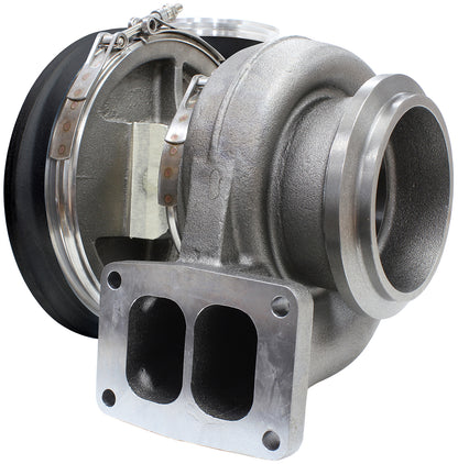 BOOSTED 7588 T6 1.32 Turbocharger 1500HP, Hi Temp Black Finish   External Wastegate, T6 Twin Entry Inlet Flange, V-Band Exhaust Flange
