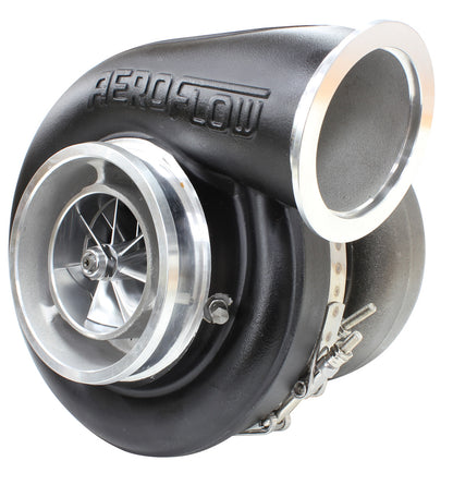 BOOSTED 7588 V-Band 1.31 Turbocharger 1500HP, Hi Temp Black Finish   External Wastegate, V-Band Inlet & Exhaust Flanges