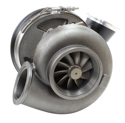 BOOSTED 7588 V-Band 1.31 Turbocharger 1500HP, Hi Temp Black Finish   External Wastegate, V-Band Inlet & Exhaust Flanges
