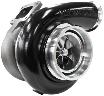 BOOSTED 94102 T6 1.24 Turbocharger 2500HP, Hi Temp Black Finish   External Wastegate, T6 Twin Entry Inlet Flange, V-Band Exhaust Flange