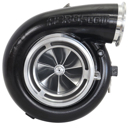BOOSTED 106102 V-Band 1.22 Turbocharger 2500HP, Hi Temp Black Finish   External Wastegate, V-Band Inlet & Exhaust Flanges