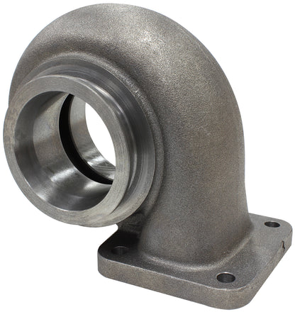 Boosted .81 A/R T4 Inlet & Outlet V-Band Turbo Exhaust Housing, Suits Boosted 6766 Turbochargers    Cast Iron Material