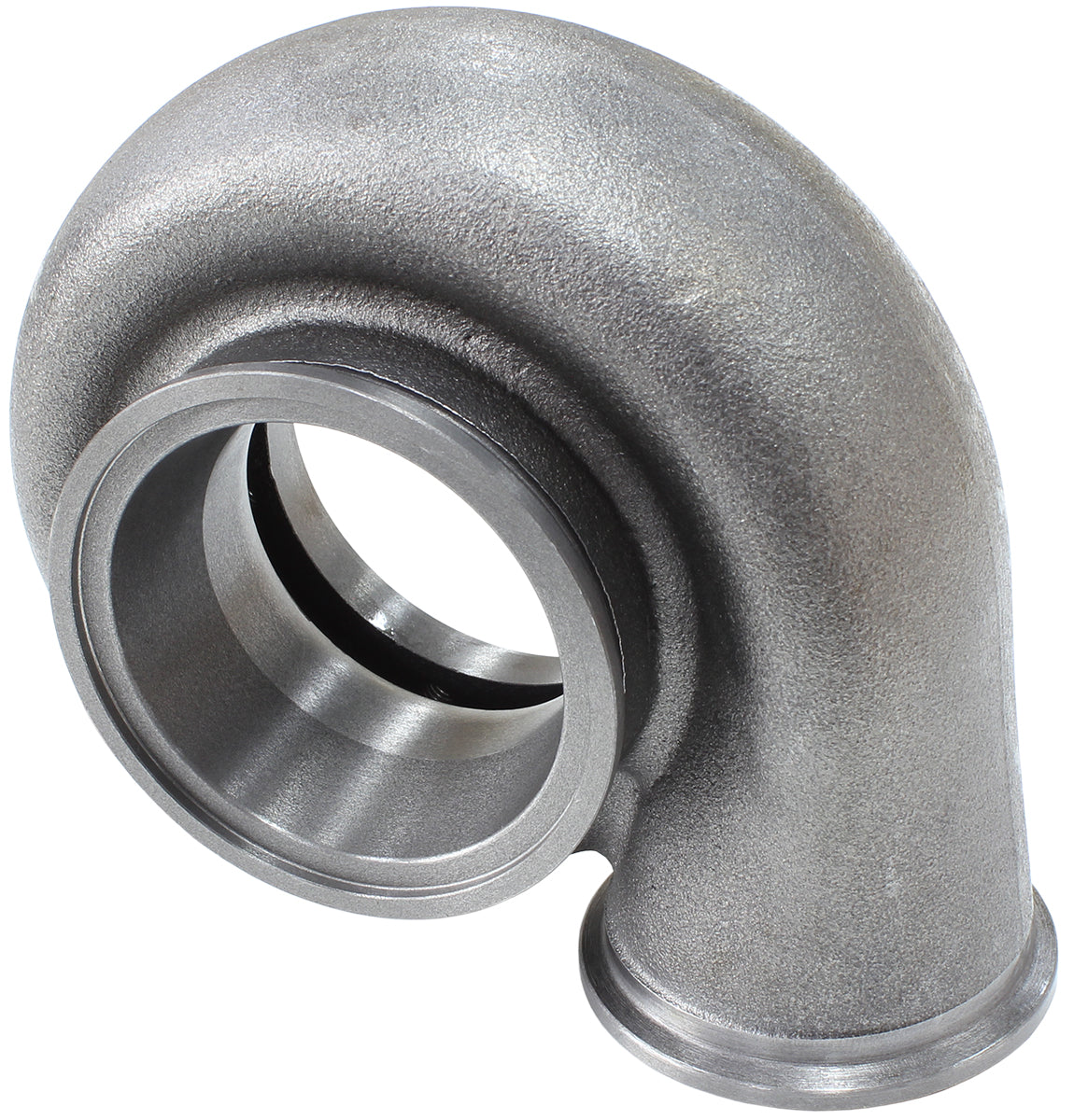 Boosted .83 A/R Dual V-Band Turbo Exhaust Housing, Suits Boosted 6762 Turbochargers    Cast Iron Material
