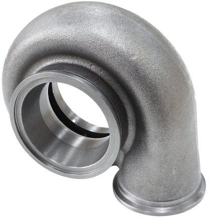 Boosted .83 A/R Dual V-Band Turbo Exhaust Housing, Suits Boosted 6762 Turbochargers    Cast Iron Material