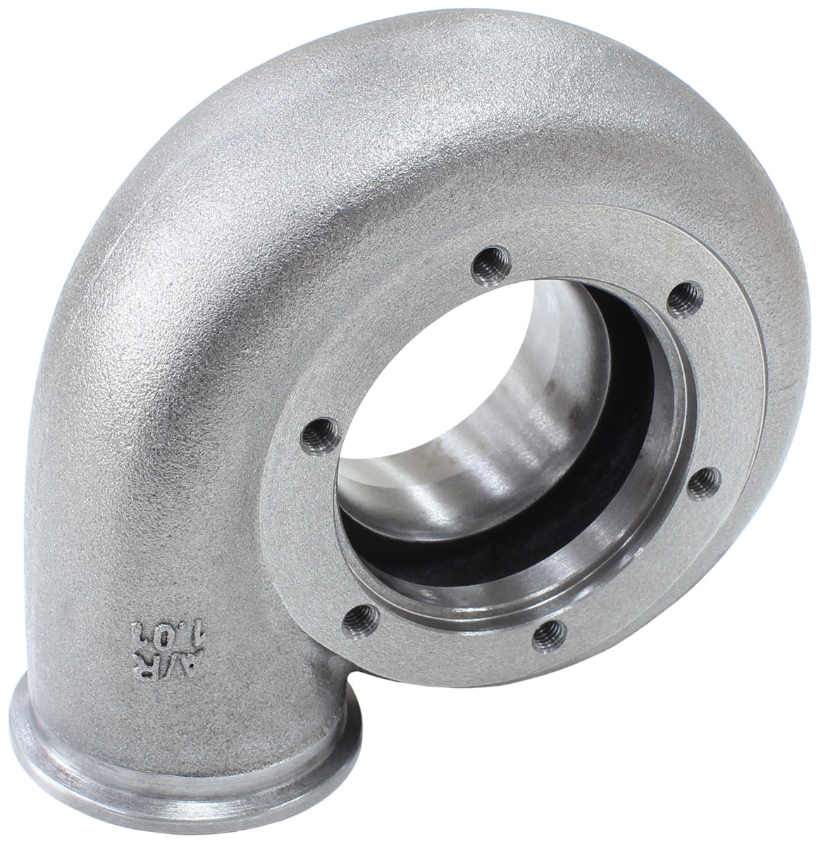 Boosted 1.01 A/R Dual V-Band Turbo Exhaust Housing, Suits Boosted 6762 Turbochargers    Cast Iron Material