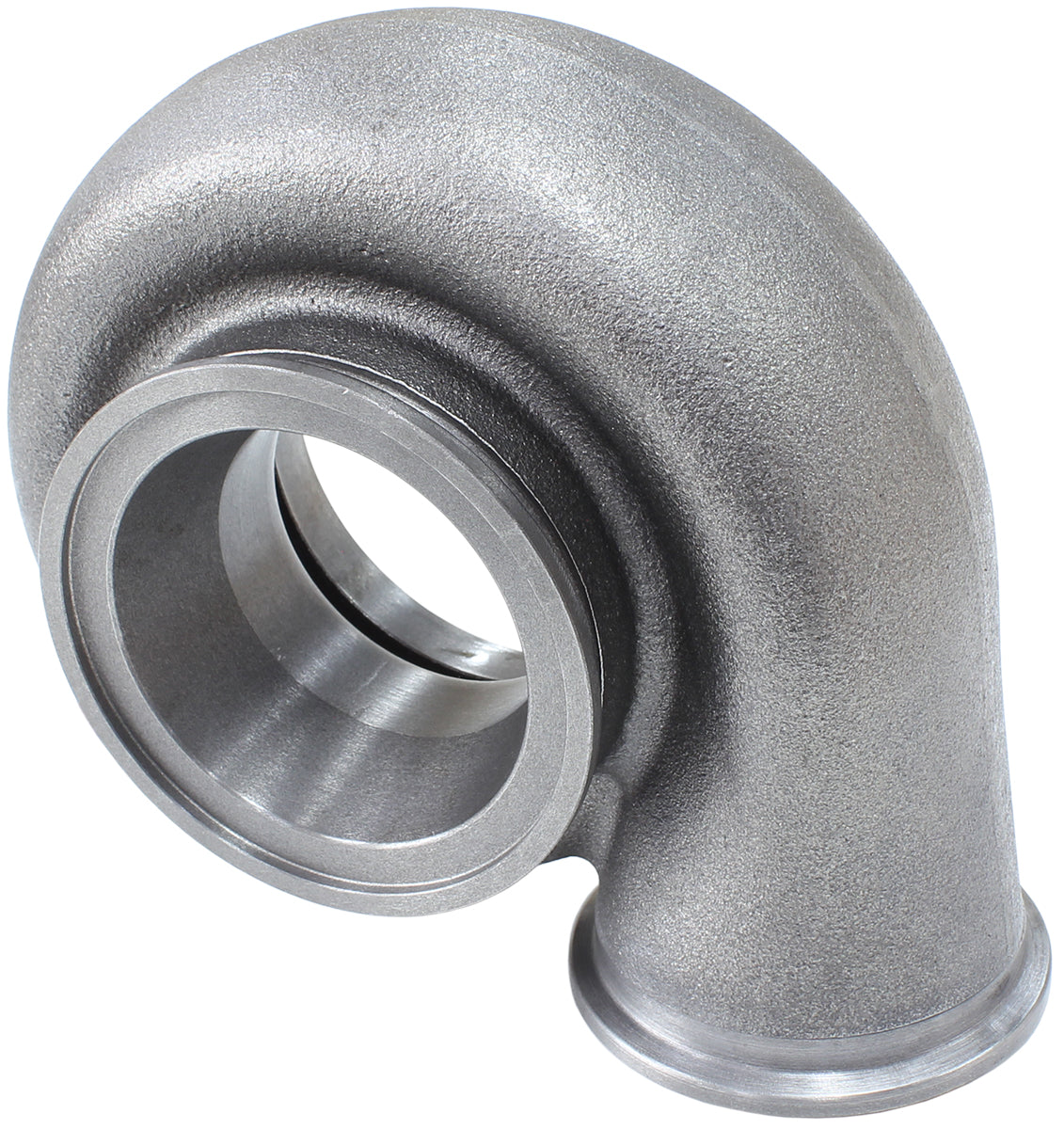 Boosted 0.83 A/R Dual V-Band Turbo Exhaust Housing, Suits Boosted 5455 & 5855 Turbochargers    Cast Iron Material