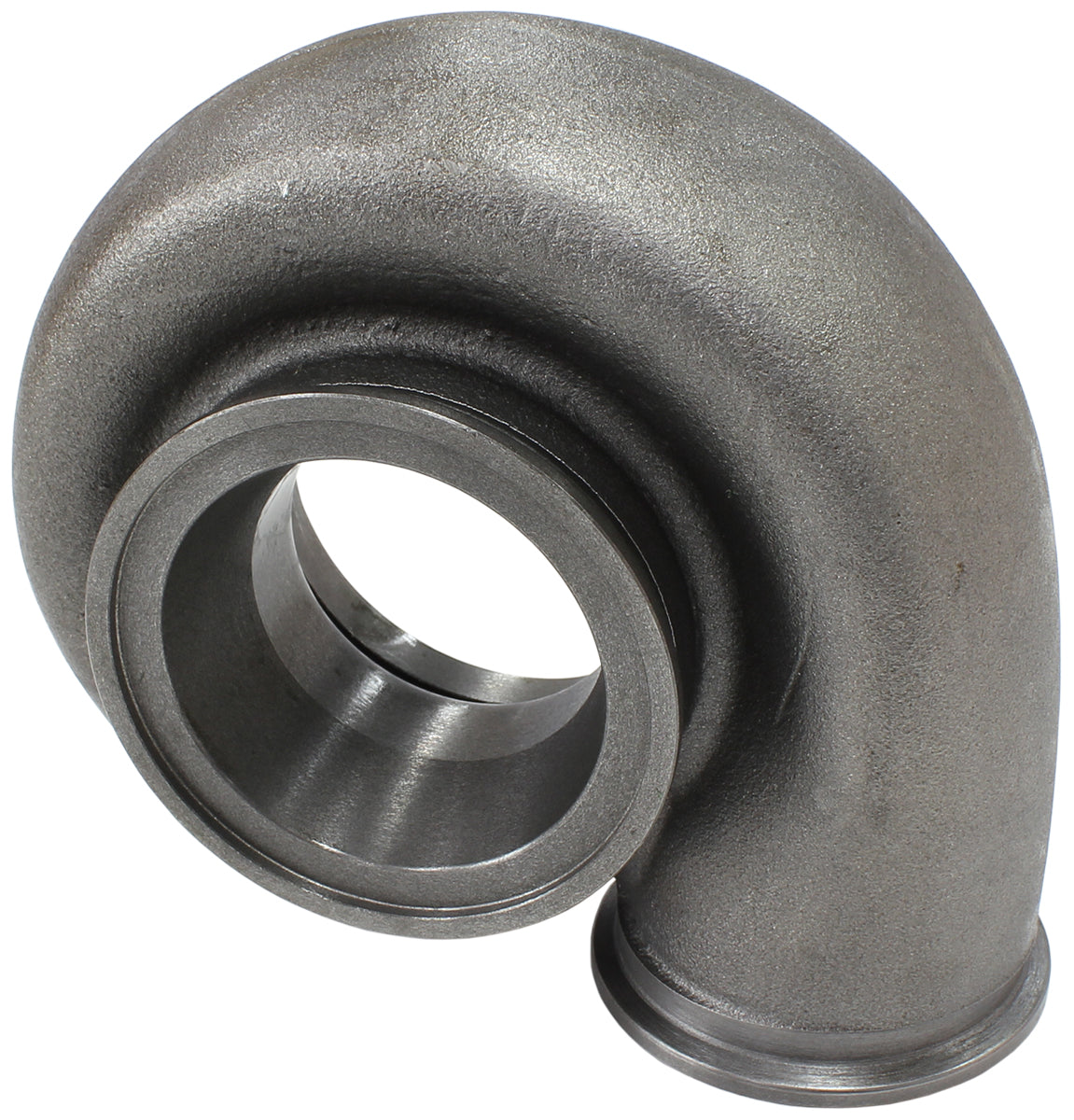 Boosted 1.01 A/R Dual V-Band Turbo Exhaust Housing, Suits Boosted 5455 & 5855 Turbochargers    Cast Iron Material