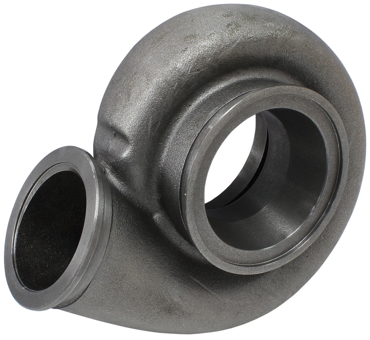 Boosted 1.01 A/R Dual V-Band Turbo Exhaust Housing, Suits Boosted 5455 & 5855 Turbochargers    Cast Iron Material