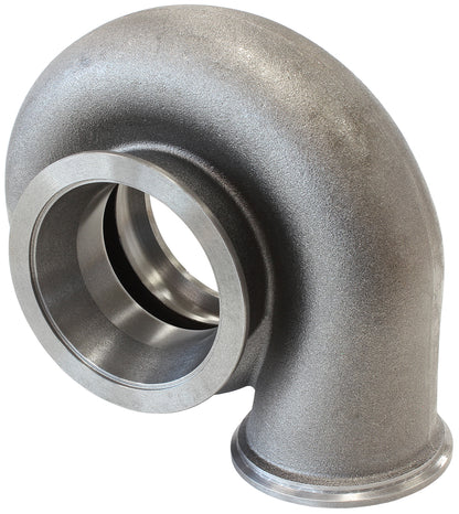 Boosted 1.16 A/R Dual V-Band Turbo Exhaust Housing, Suits Boosted 7075 & 7675 Turbochargers    Cast Iron Material