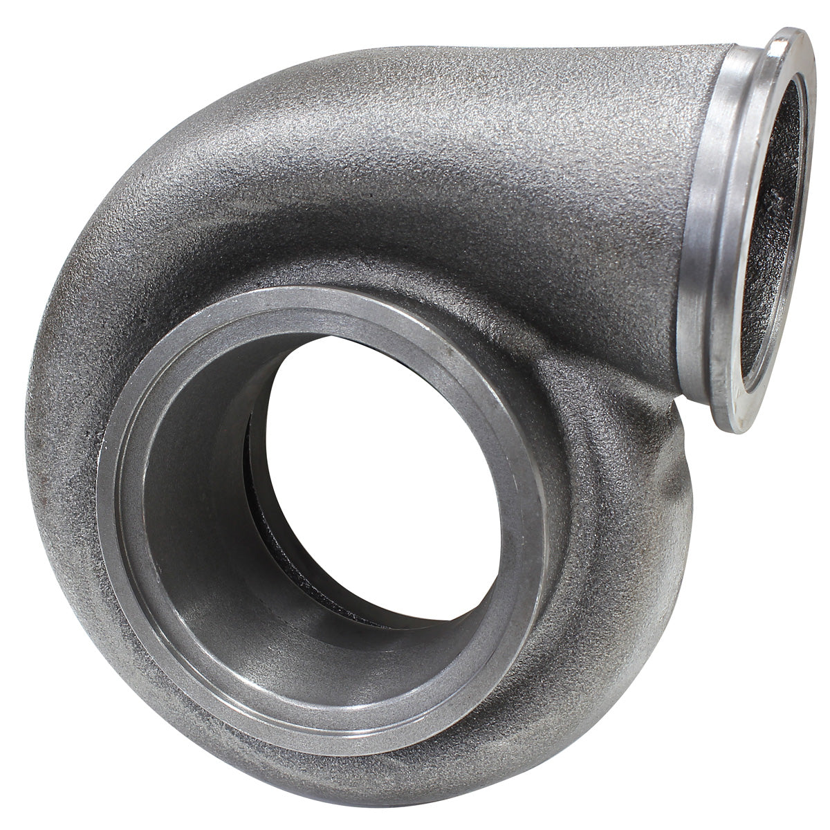 Boosted 0.83 A/R Dual V-Band Turbo Exhaust Housing, Suits Boosted 5862 & amp; 6662Turbochargers    Cast Iron Material