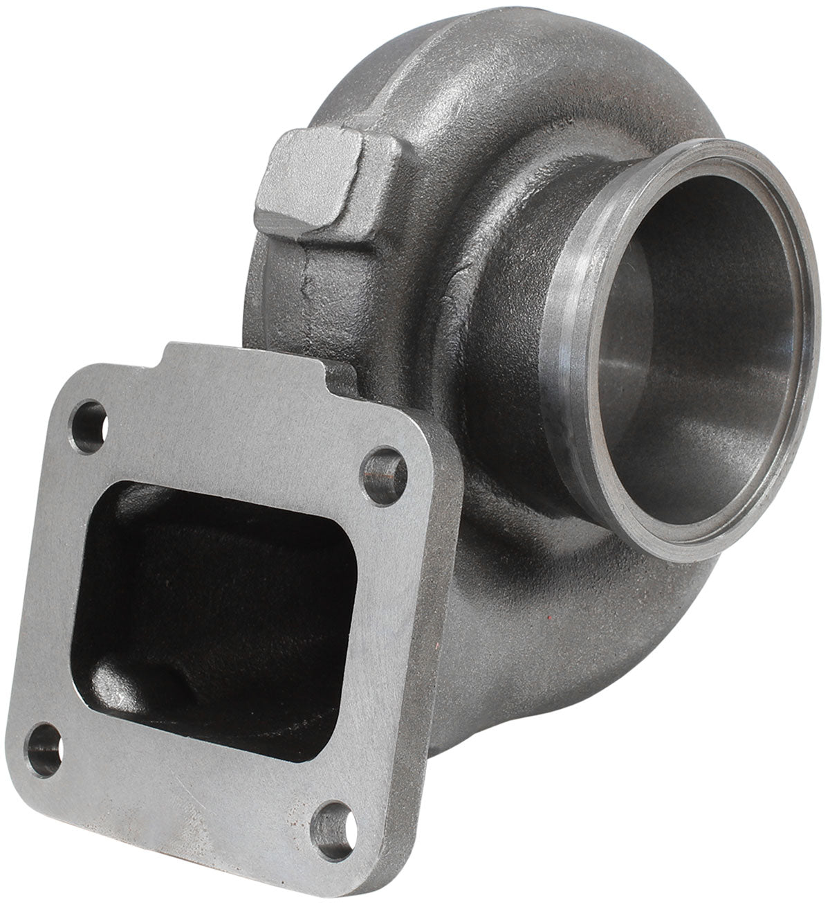 Boosted .82 A/R T4 Inlet & Outlet Turbo Exhaust Housing, Suits Boosted6762 Turbochargers    Cast Iron Material