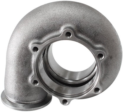 Boosted .83 A/R Dual V-Band Turbo Exhaust Housing, Suits Boosted 6766 Turbochargers    Cast Iron Material