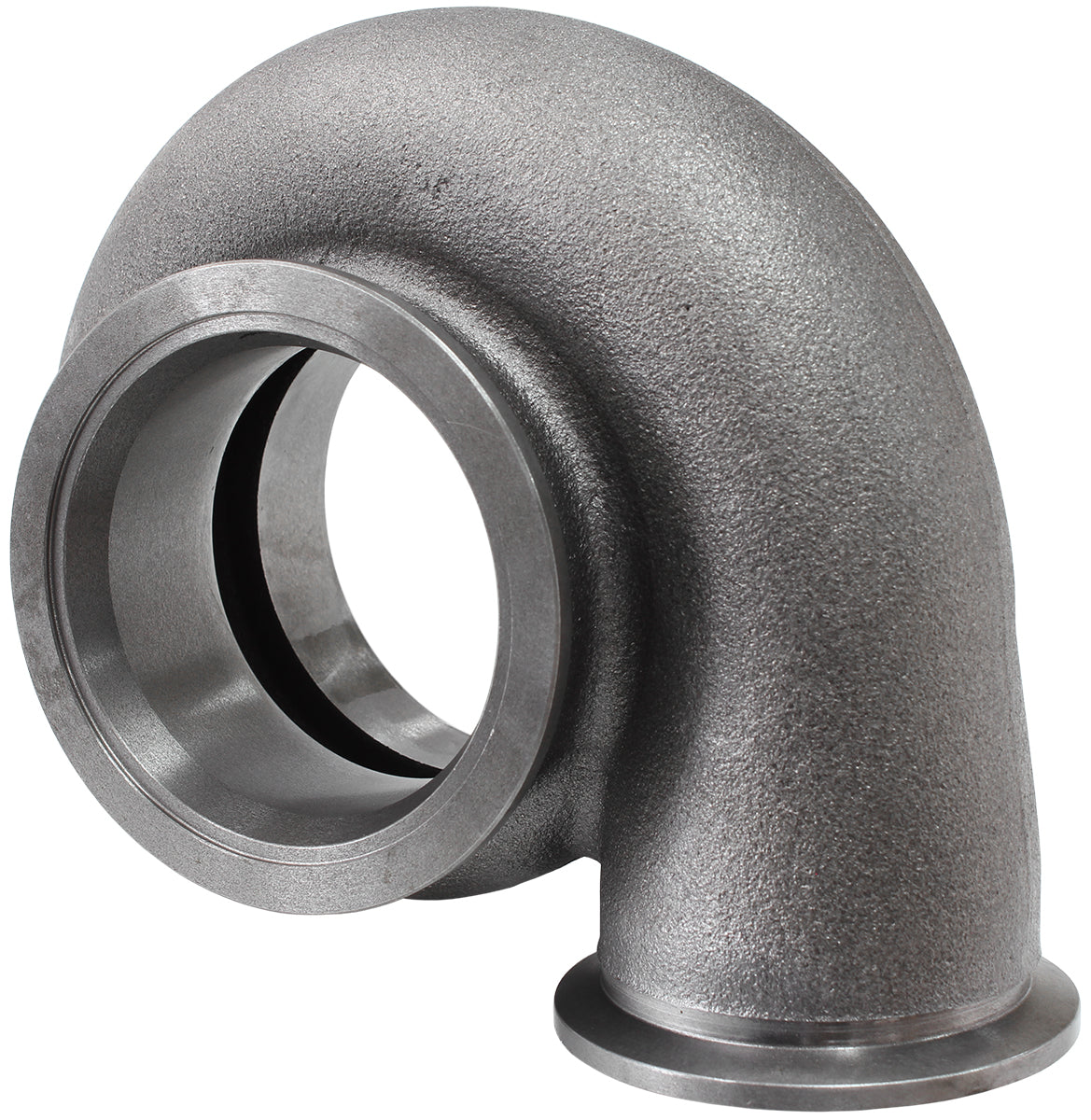 Boosted .83 A/R Dual V-Band Turbo Exhaust Housing, Suits Boosted 6766 Turbochargers    Cast Iron Material