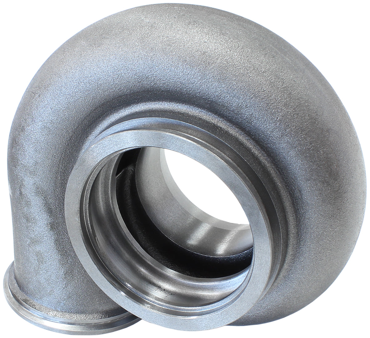 Boosted 1.16 A/R Dual V-Band Turbo Exhaust Housing, Suits Boosted 8077 Turbochargers    Cast Iron Material