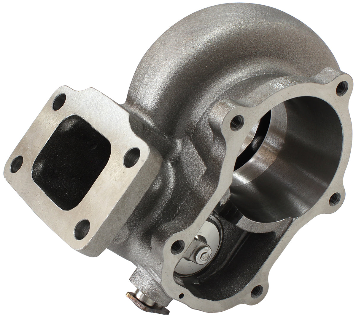 Boosted 1.06 A/R T3 Inlet & Ford 5 Bolt OutletTurbo Exhaust Housing, Suits Boosted Ford XR6 5862 & 6662 Turbochargers    Cast Iron Material, Internal Wastegate