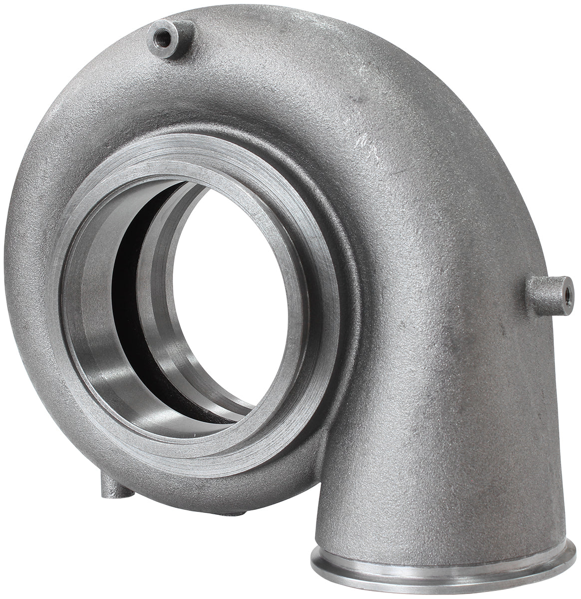 Boosted 1.22 A/R Dual V-Band Turbo Exhaust Housing, Suits Boosted 94103, 98103, 102103, 106103, 94102, 98102, 102102 & 106102 Turbochargers    Cast Iron Material