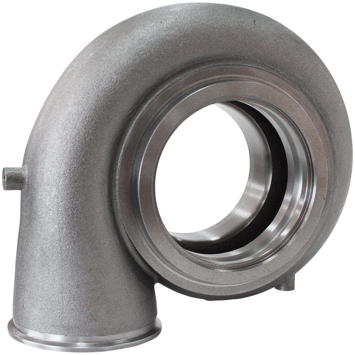 Boosted 1.22 A/R Dual V-Band Turbo Exhaust Housing, Suits Boosted 94103, 98103, 102103, 106103, 94102, 98102, 102102 & 106102 Turbochargers    Cast Iron Material