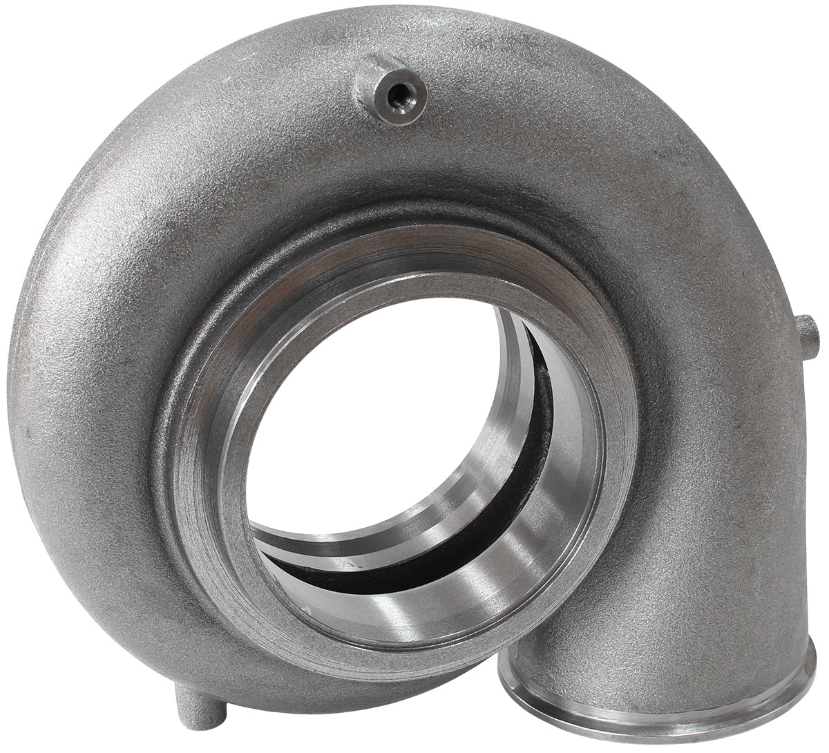 Boosted 1.22 A/R Dual V-Band Turbo Exhaust Housing, Suits Boosted 94103, 98103, 102103, 106103, 94102, 98102, 102102 & 106102 Turbochargers    Cast Iron Material