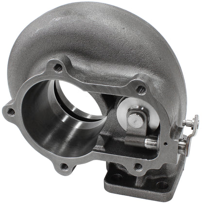 Boosted .64 A/R T25/T28 Inlet & Nissan 5 Bolt Outlet Turbo Exhaust Housing, Suits Boosted Nissan 4748, 5054 & 5447 Turbochargers    Cast Iron Material, Internal Wastegate