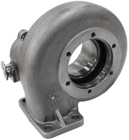 Boosted .64 A/R T25/T28 Inlet & Nissan 5 Bolt Outlet Turbo Exhaust Housing, Suits Boosted Nissan 4748, 5054 & 5447 Turbochargers    Cast Iron Material, Internal Wastegate