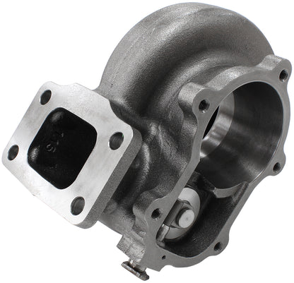 Boosted .64 A/R T25/T28 Inlet & Nissan 5 Bolt Outlet Turbo Exhaust Housing, Suits Boosted Nissan 4748, 5054 & 5447 Turbochargers    Cast Iron Material, Internal Wastegate