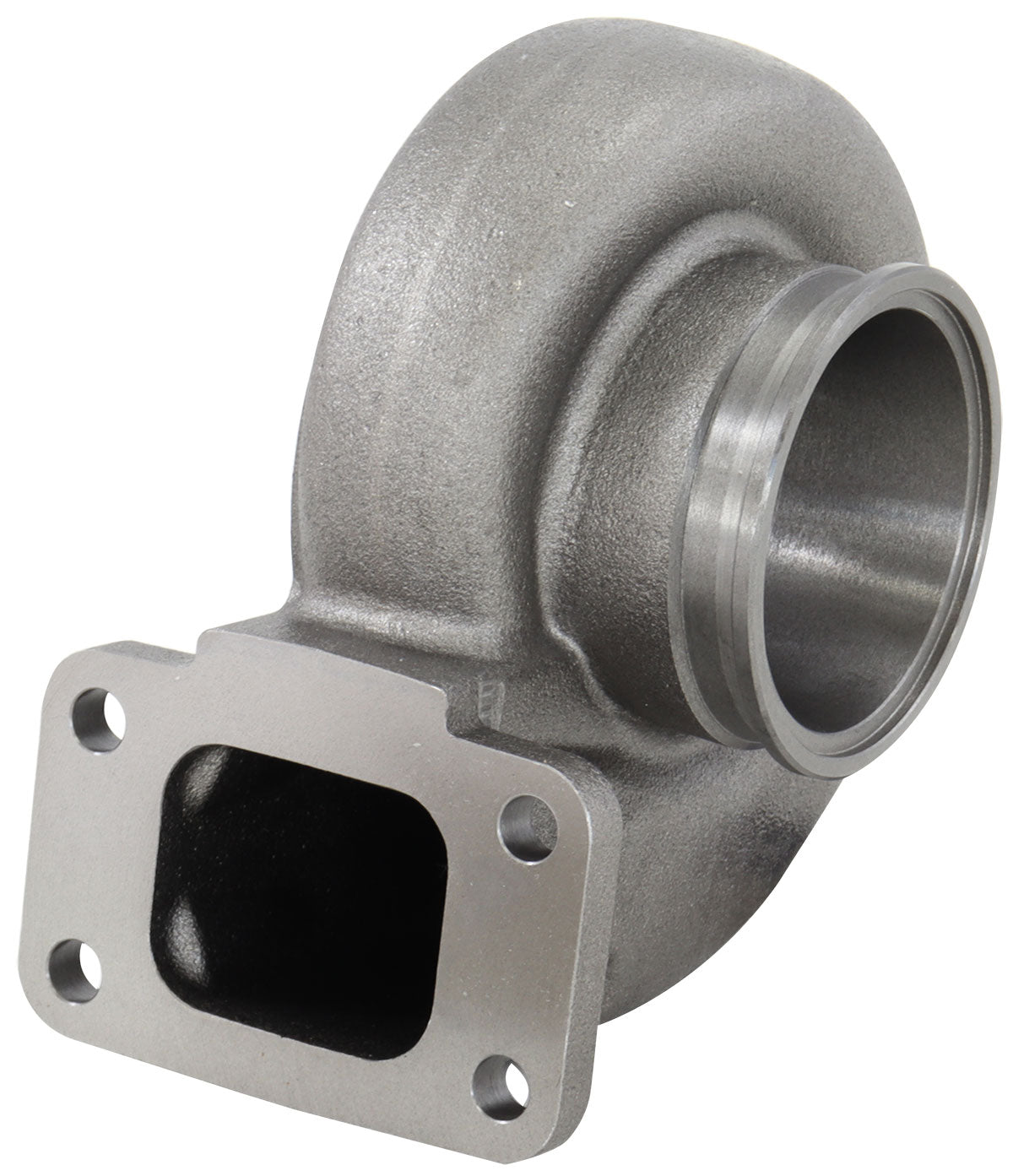 Boosted 1.06 A/R T3 Inlet & V-Band Outlet Turbo Exhaust Housing, Suits Boosted 5862 & amp; 6662 Turbochargers    Cast Iron Material
