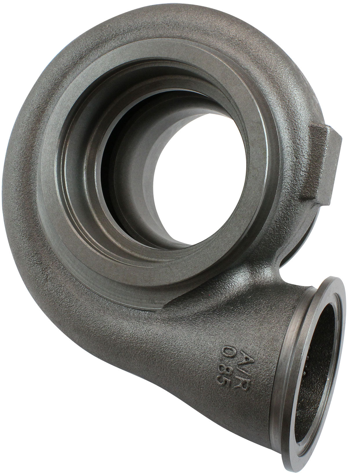 Boosted 0.85 A/R V-Band Inlet & V-Band Outlet Turbo Exhaust Housing, Suits Boosted 6270 & 7170 Turbochargers    Cast Iron Material