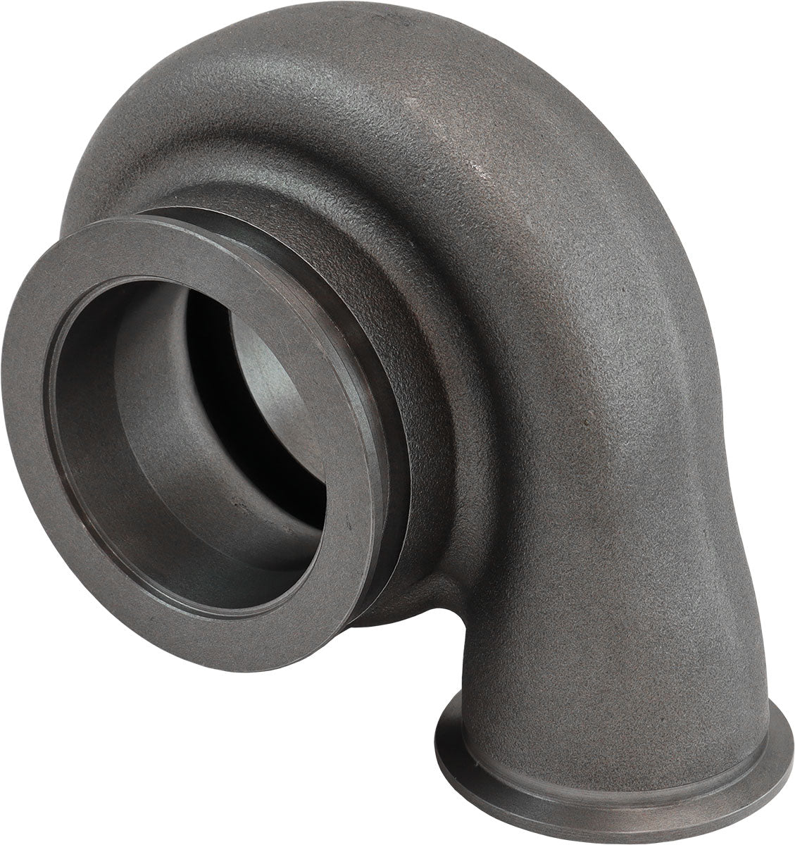 Boosted 0.85 A/R V-Band Inlet & V-Band Outlet Turbo Exhaust Housing, Suits Boosted 6782, 7282, 7682 & 8082 Turbochargers    Cast Iron Material